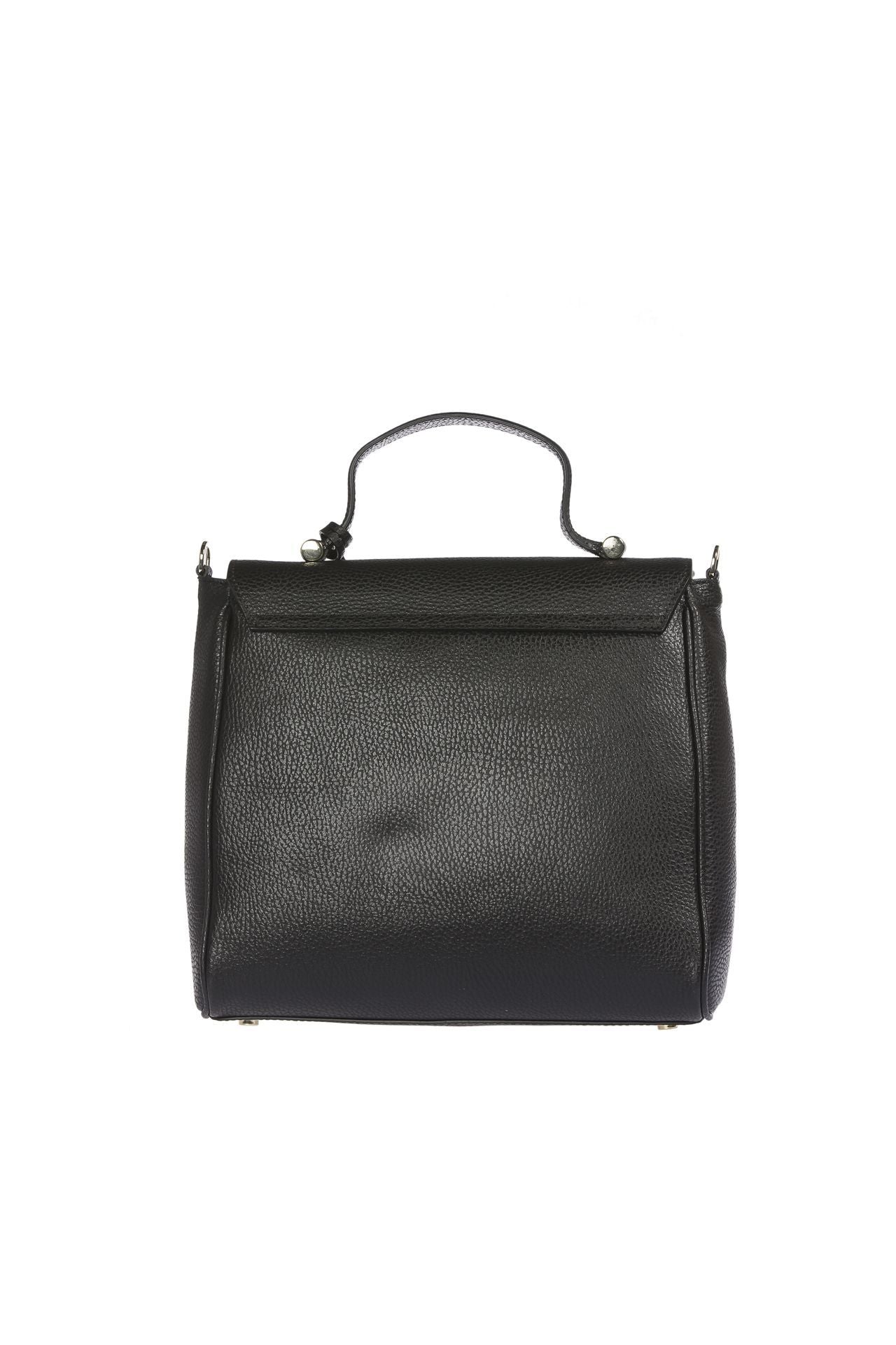 Кафява кожена дамска чанта Trussardi