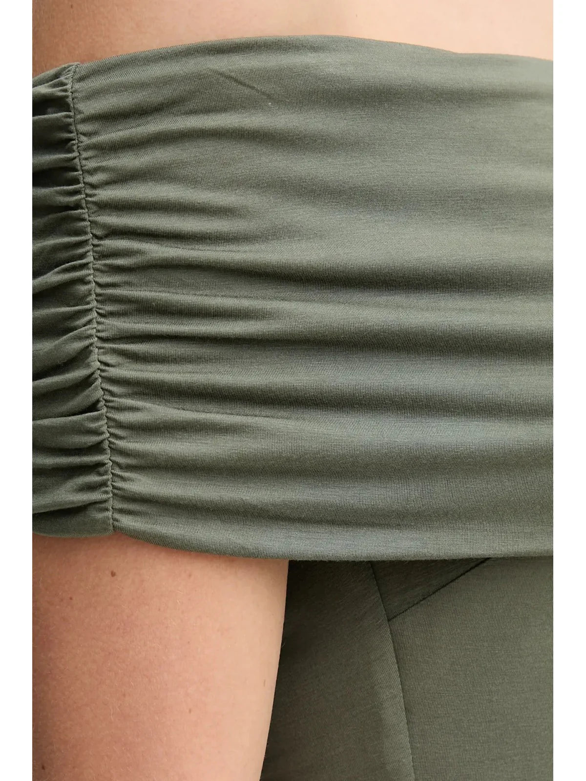 Guess Jeans Green Modal Tops & T-Shirt