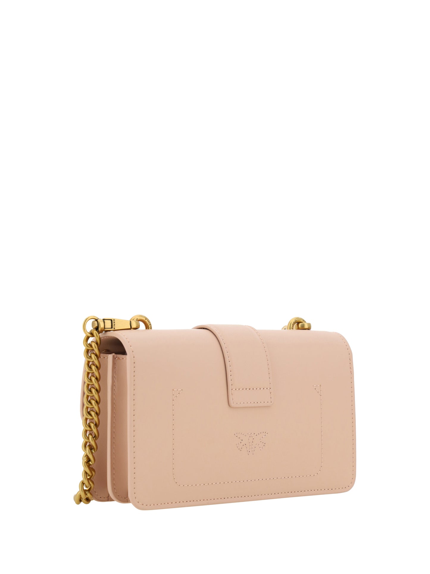 PINKO Chic Pink Cipria Mini Love Чанта през рамо