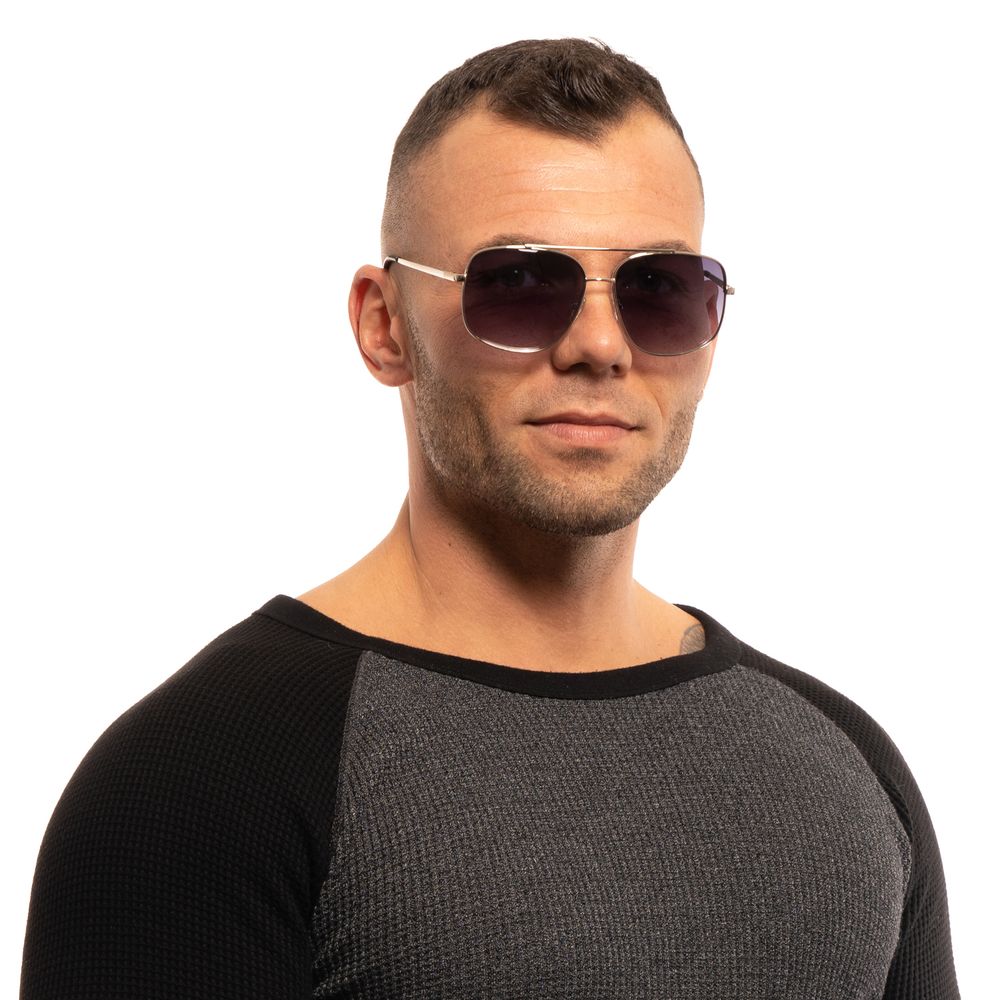 Guess Silber Herren Sonnenbrille