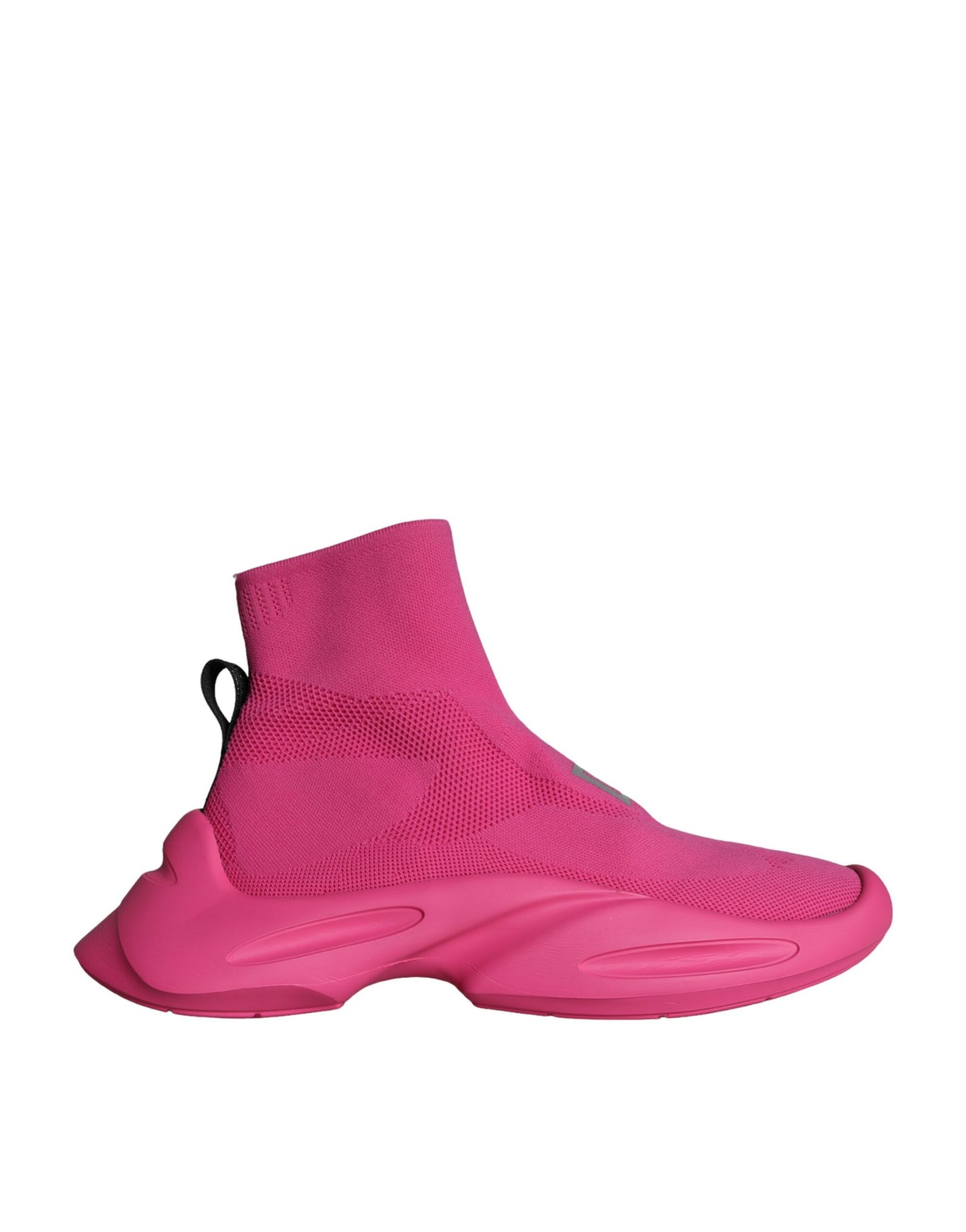 Dolce & Gabbana Pink Logo Print Slip On Socks Кецове Обувки