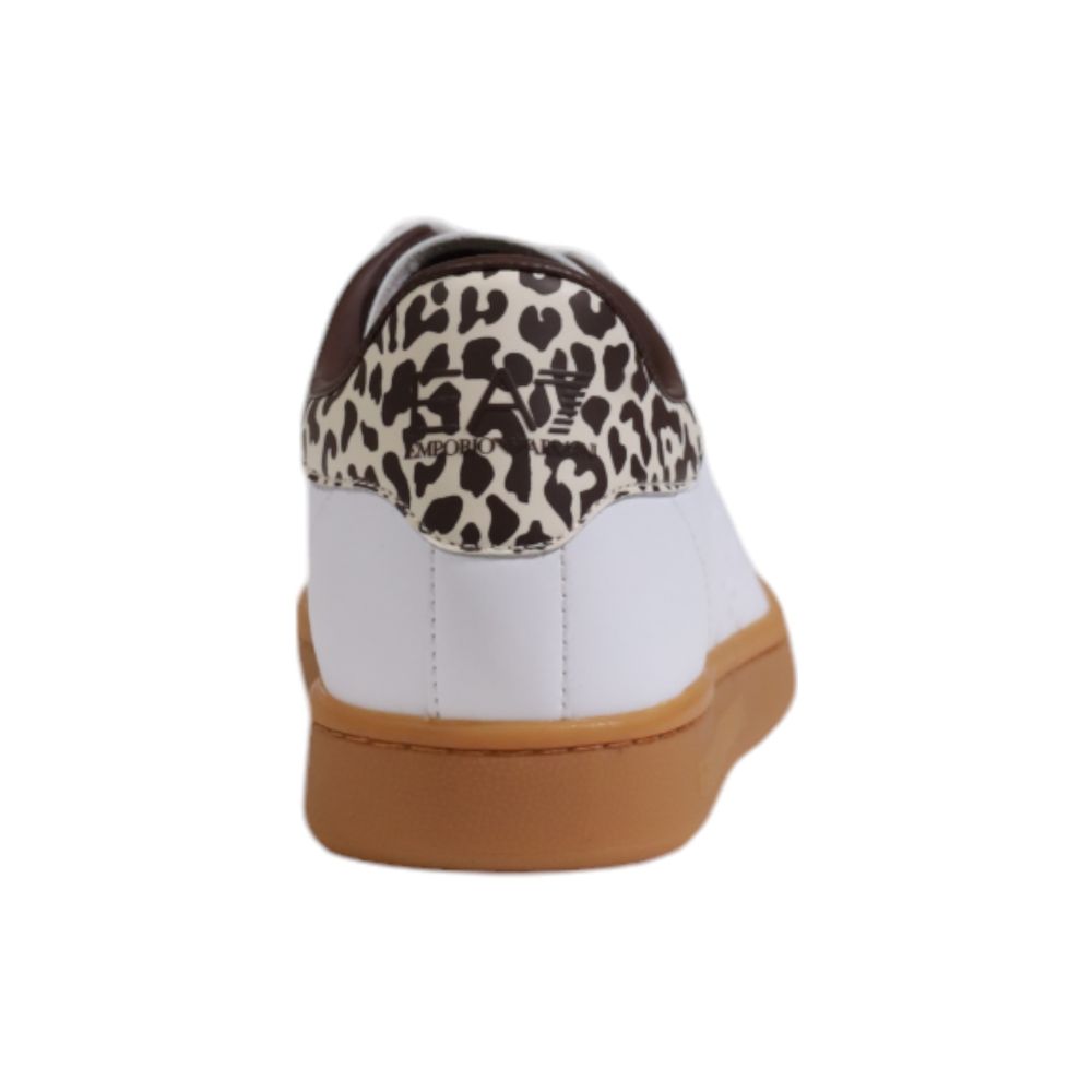 EA7 Emporio Armani – Beige Ledersneaker