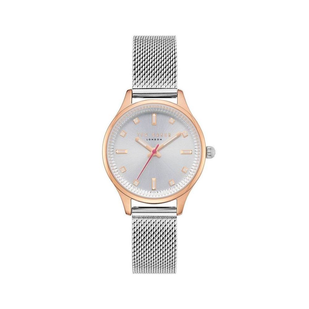 Сребърен стоманен часовник Ted Baker