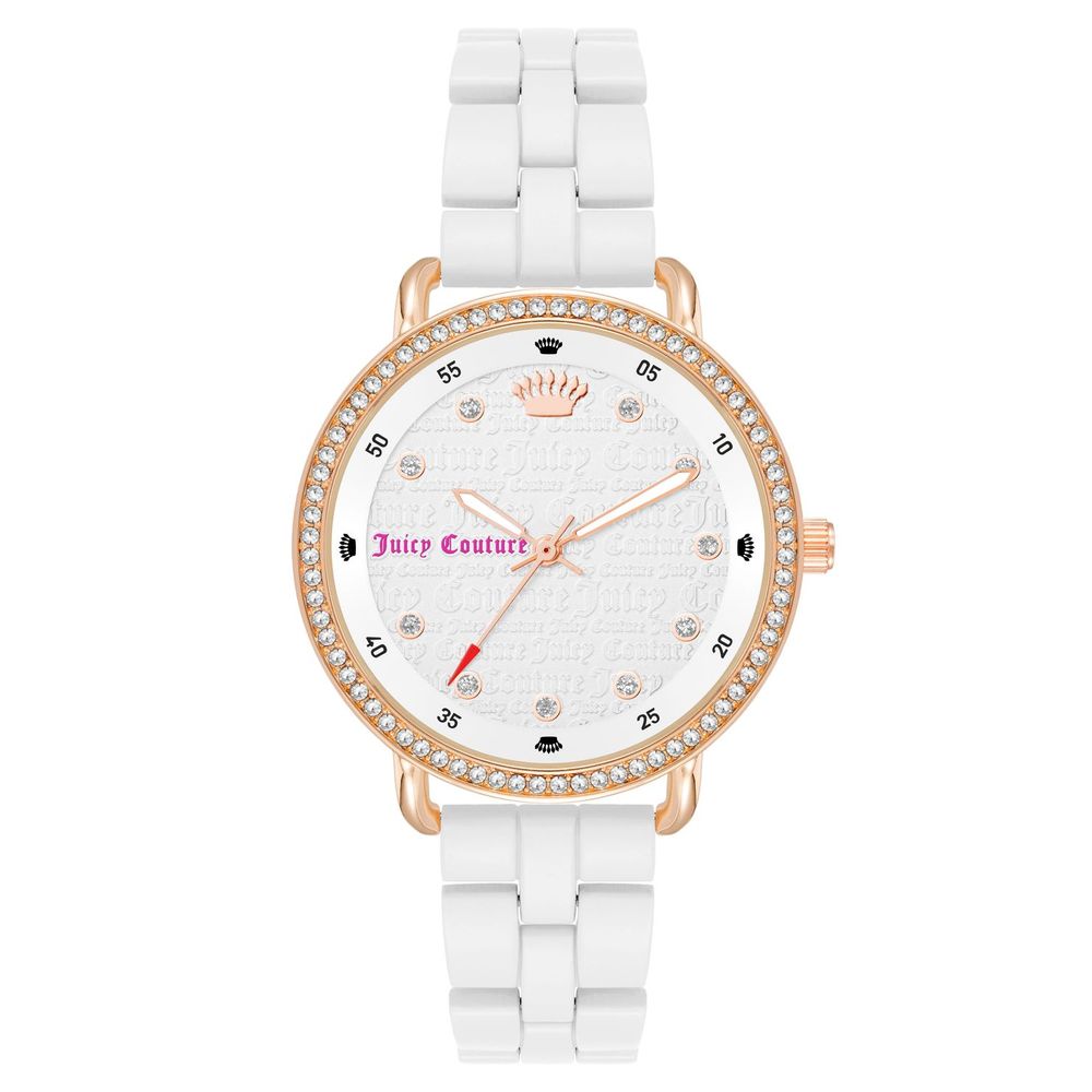 Бял метален часовник Juicy Couture