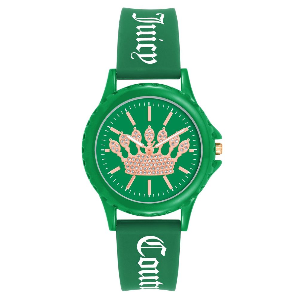 Зелен силиконов часовник Juicy Couture