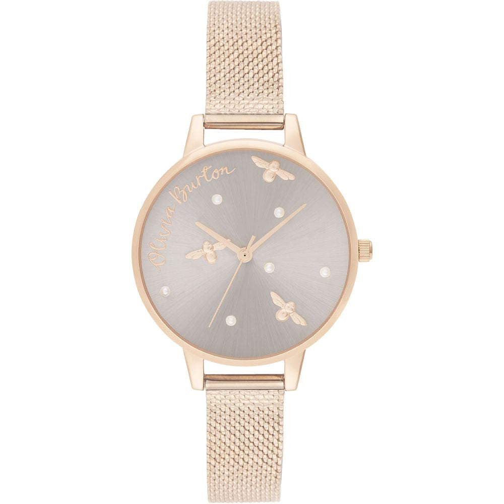 Златен стоманен часовник Olivia Burton