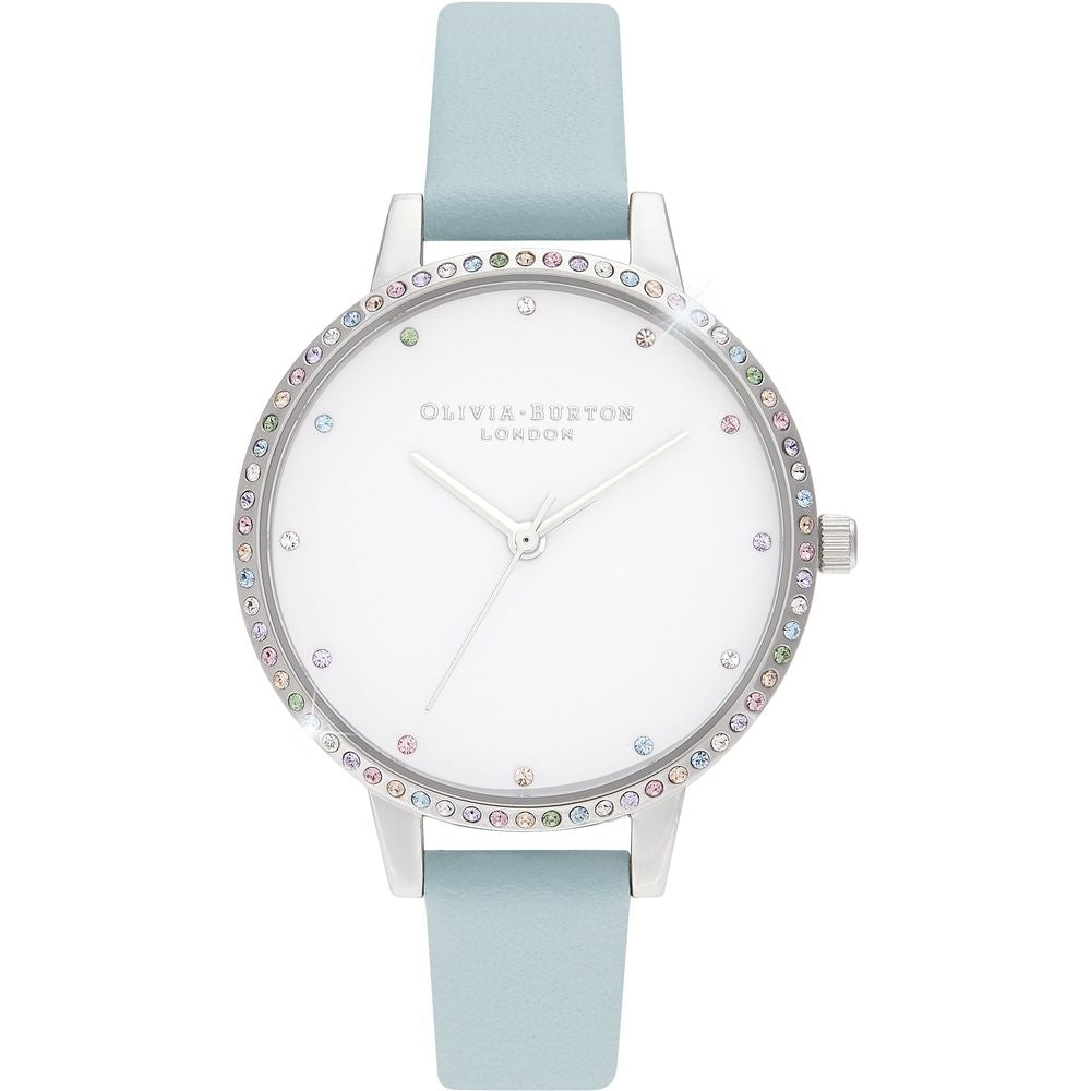 Син кожен часовник Olivia Burton