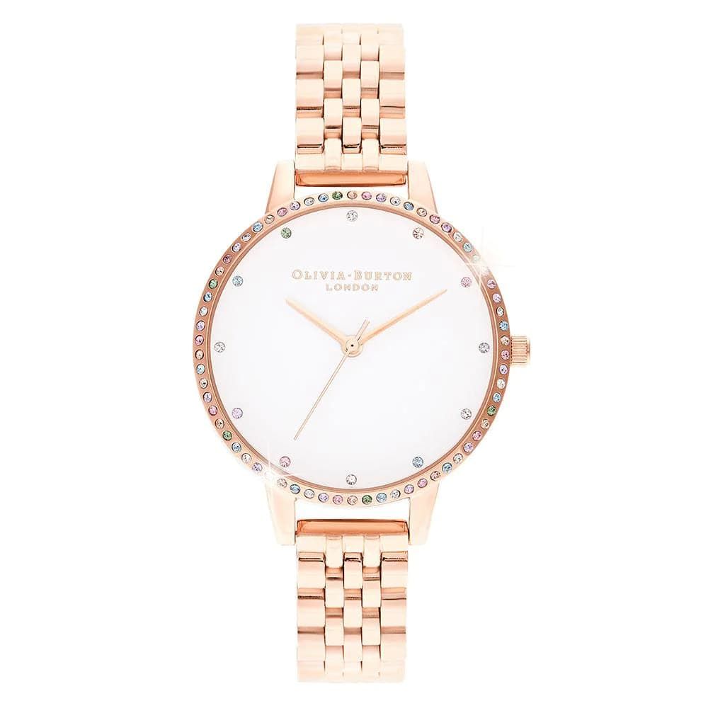Многоцветен стоманен часовник Olivia Burton