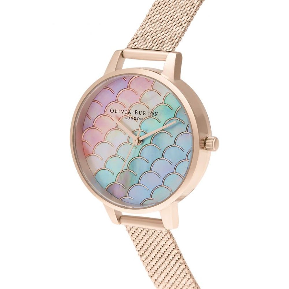 Многоцветен стоманен часовник Olivia Burton