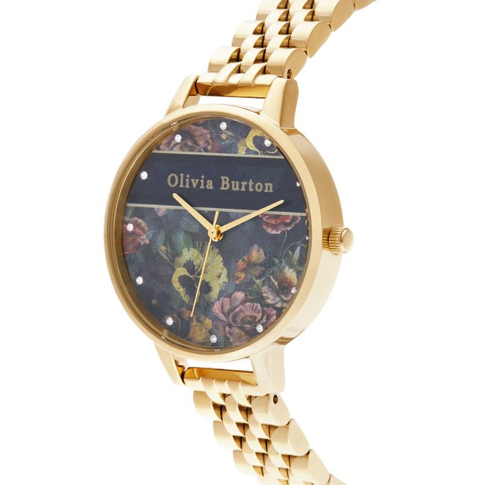 Златен стоманен часовник Olivia Burton