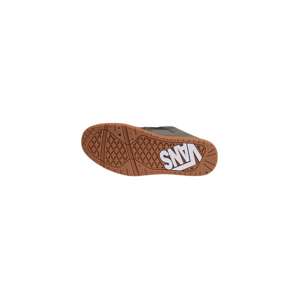 Сиви велурени кожени маратонки Vans
