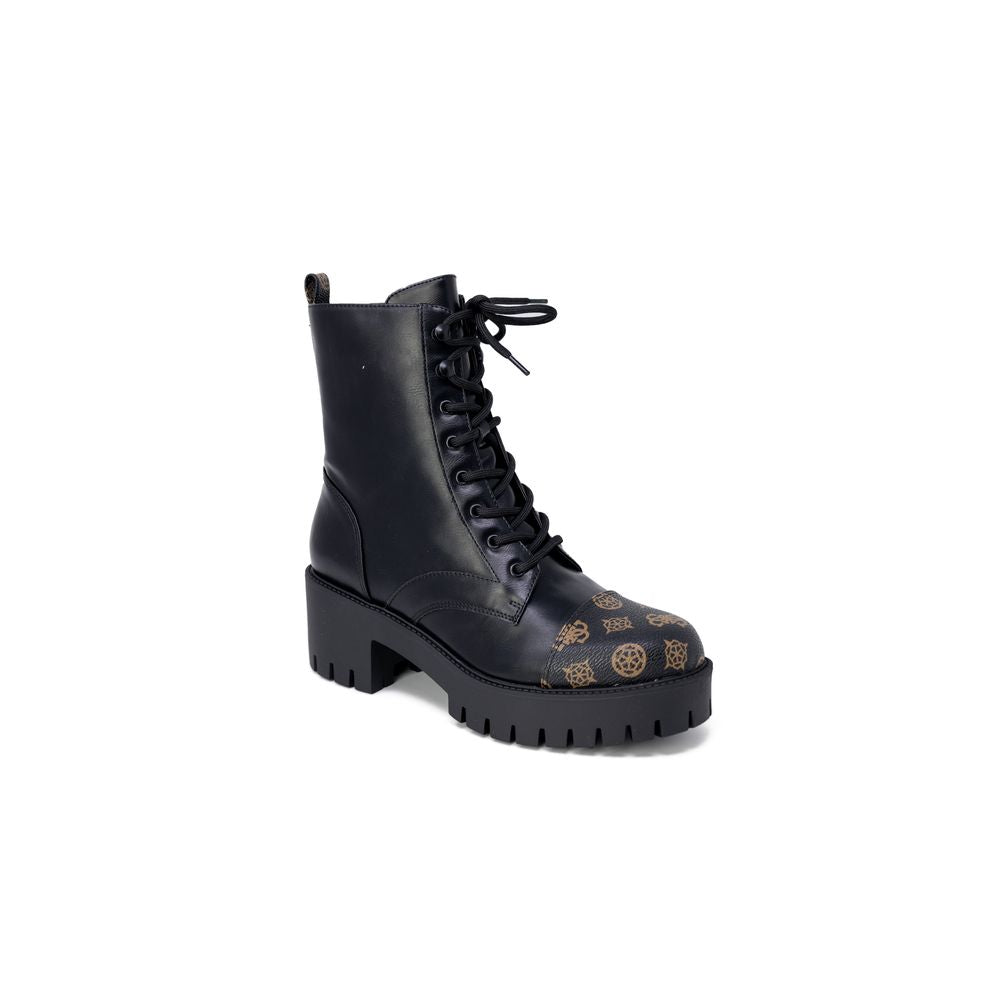 Guess – Schwarze Lederstiefelette