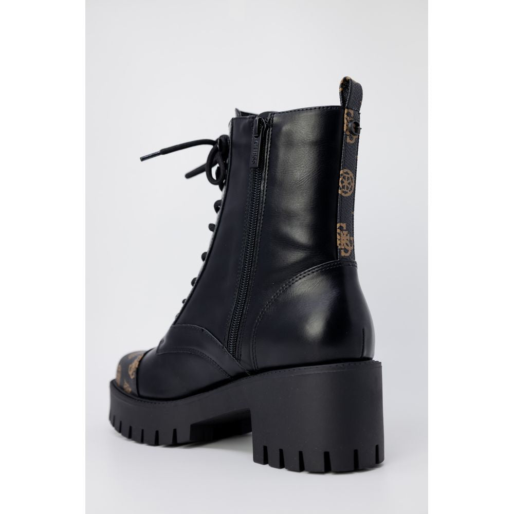 Guess – Schwarze Lederstiefelette
