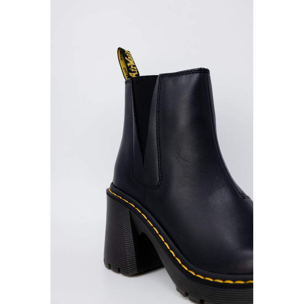 Черен кожен сандал Dr. Martens