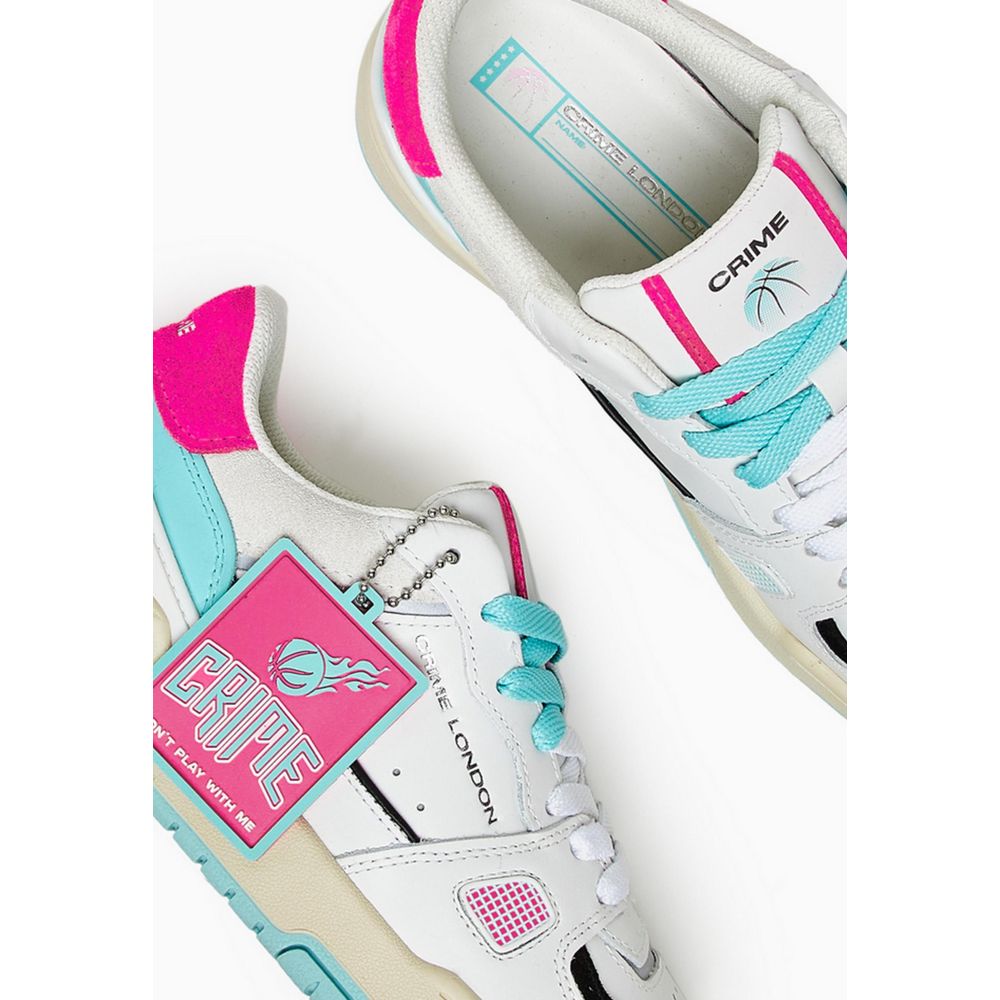 Crime London – Rosa Leder-Sneaker