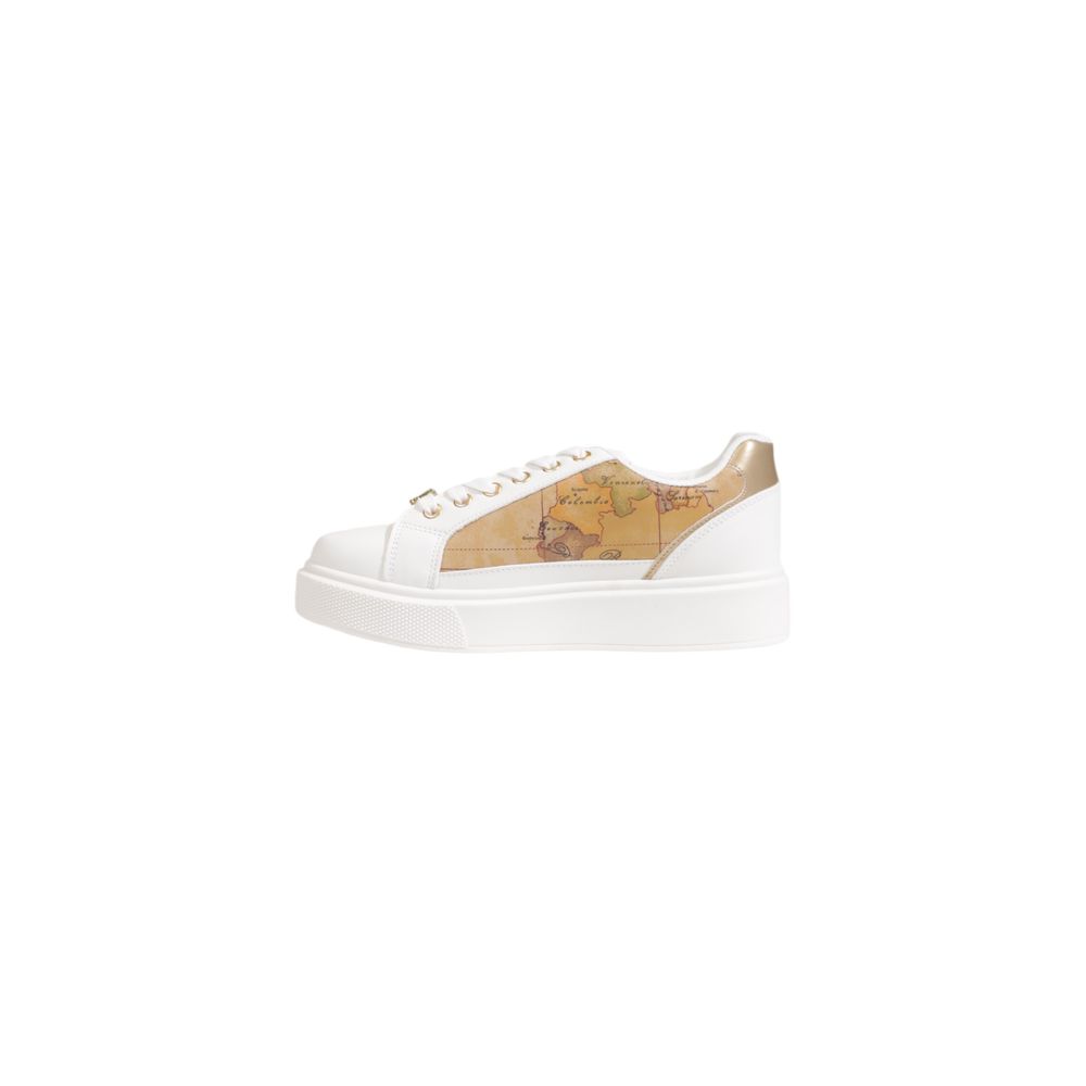 Alviero Martini Prima Classe Sneaker aus weißem Polyethylen
