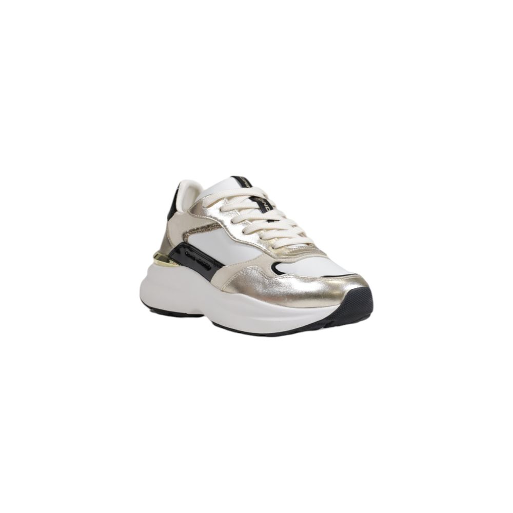 Crime London – Goldener Ledersneaker