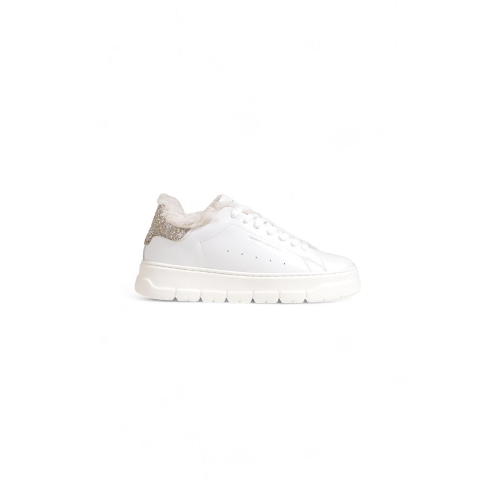 Crime London – Weiße Ledersneaker