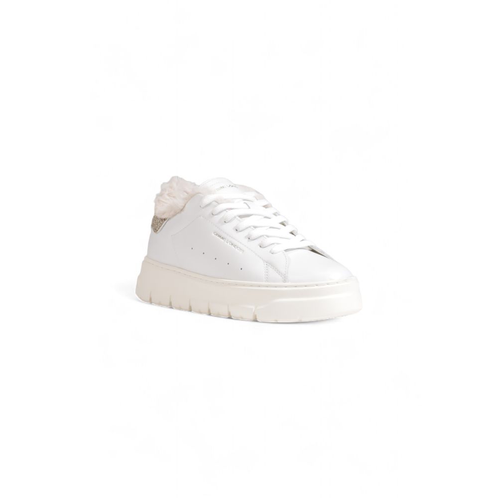 Crime London – Weiße Ledersneaker