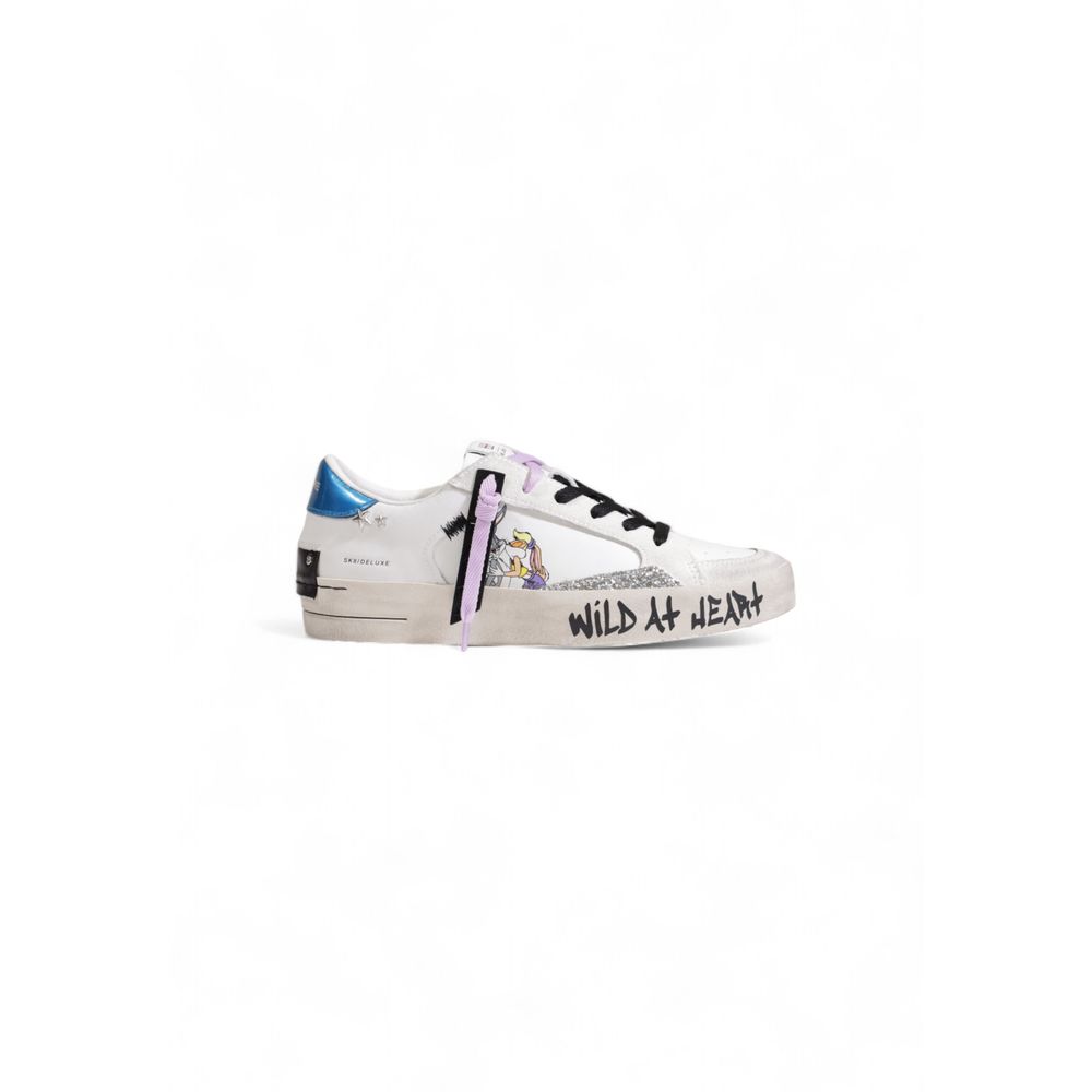 Crime London – Weiße Ledersneaker