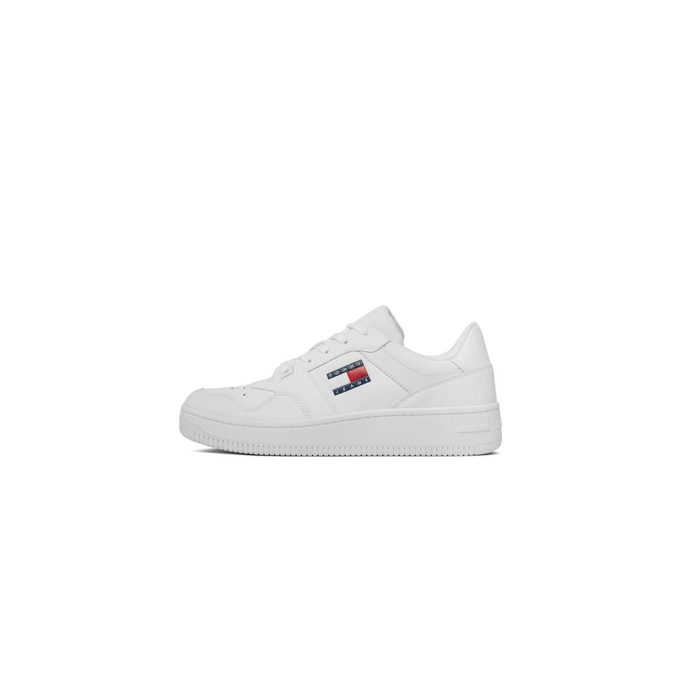 Tommy Hilfiger Jeans Бели кожени кецове