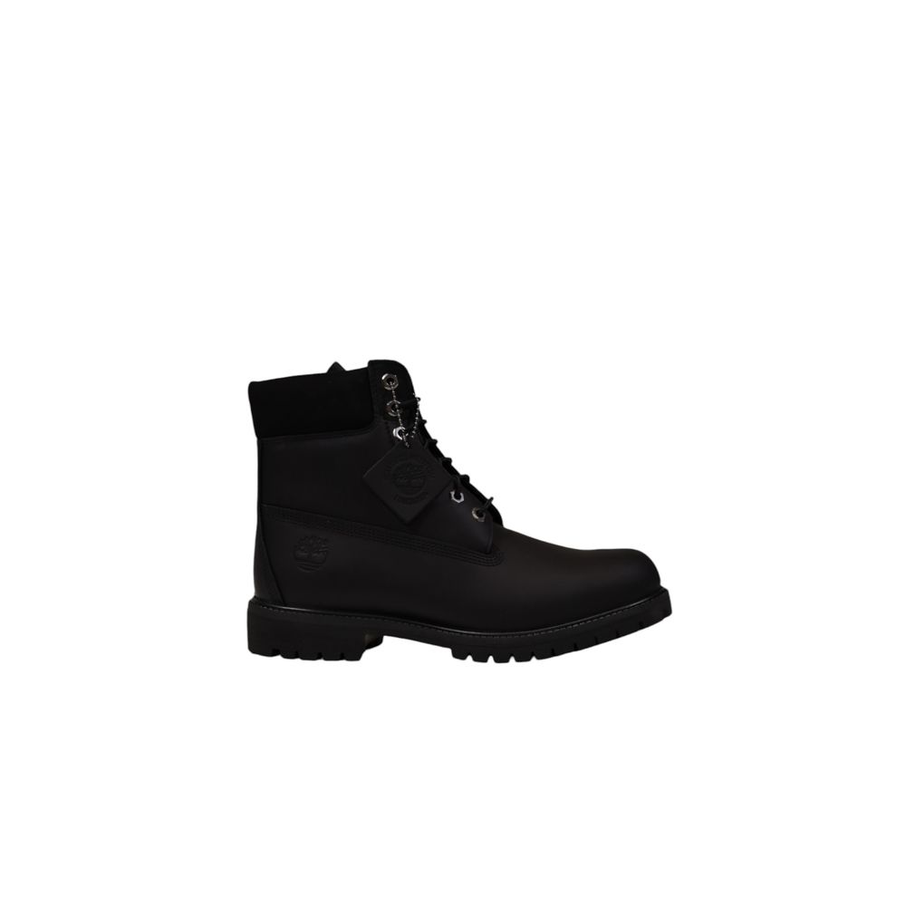 Черни велурени кожени ботуши Timberland