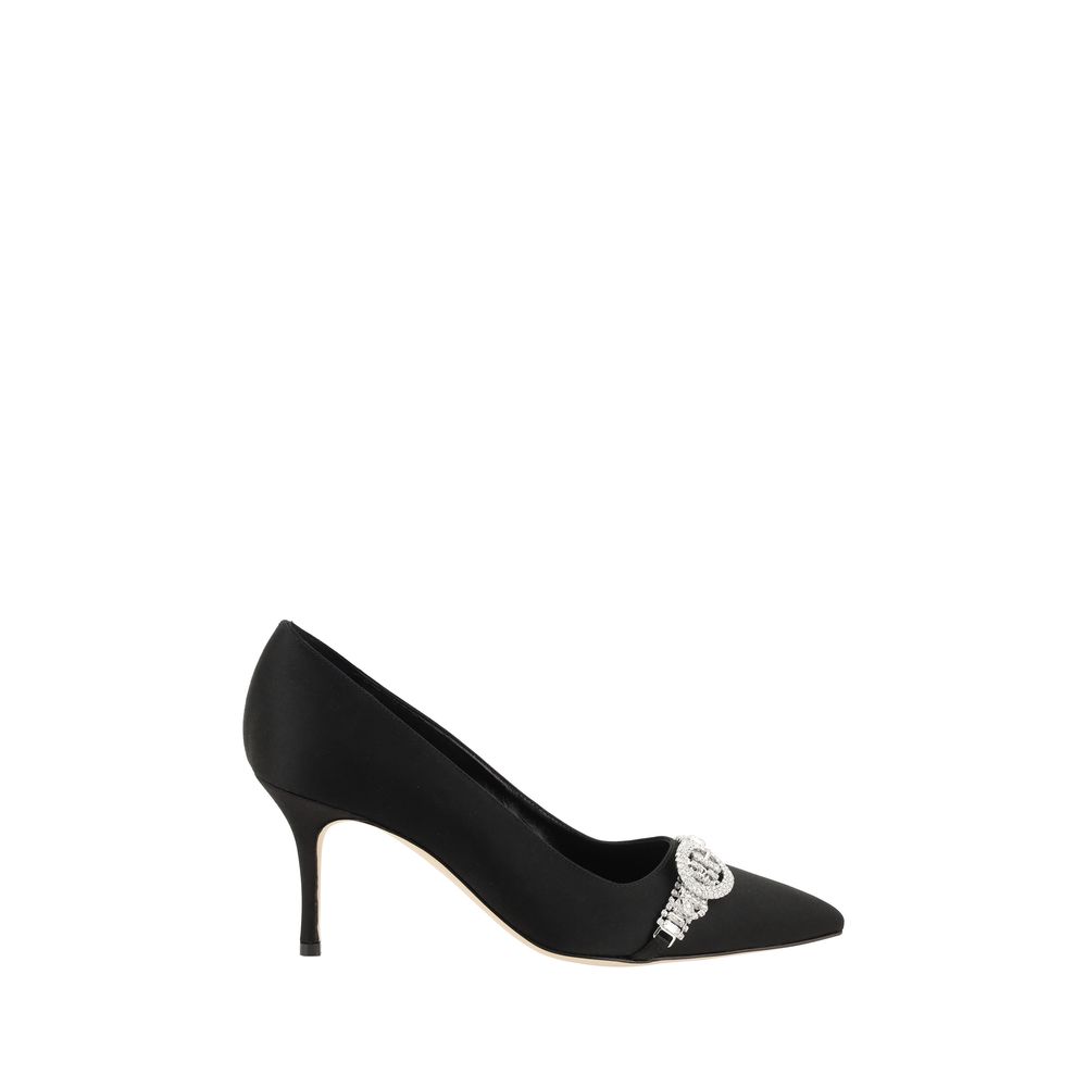 Manolo Blahnik Asapump Satinpumps