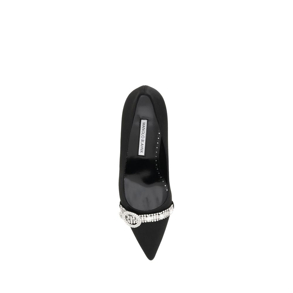 Manolo Blahnik Asapump Satinpumps