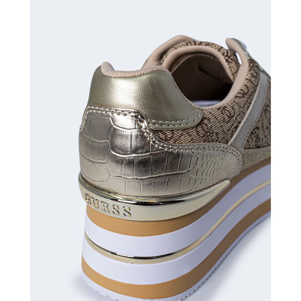 Guess – Beigefarbener Sneaker aus Polyester