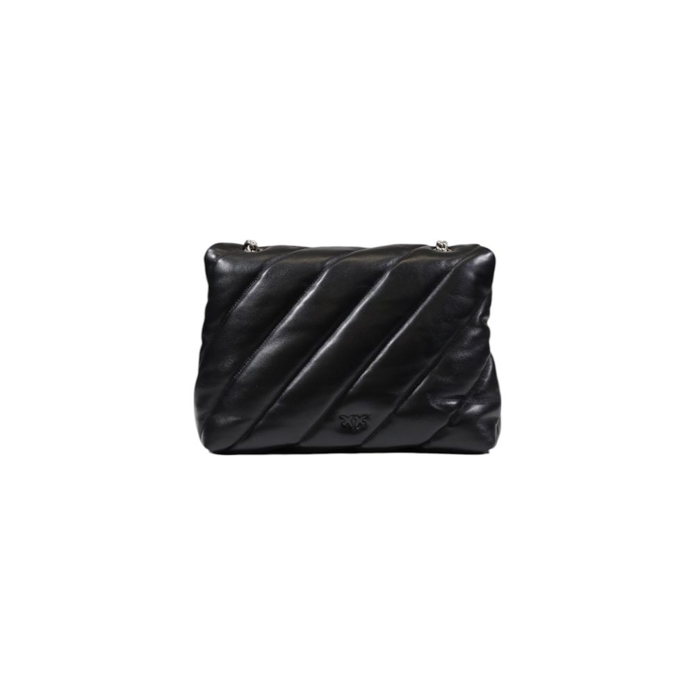 Двуцветна кожена чанта PINKO