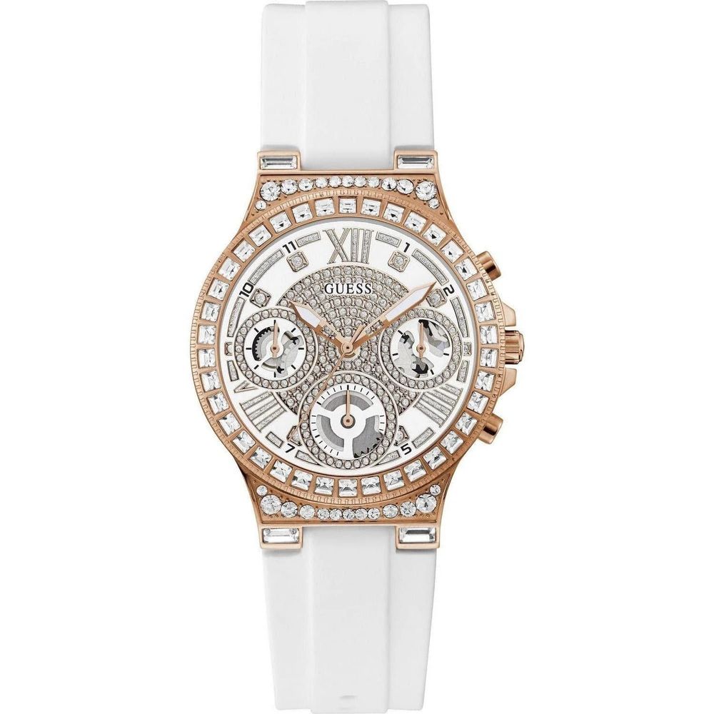 Бял силиконов часовник Guess