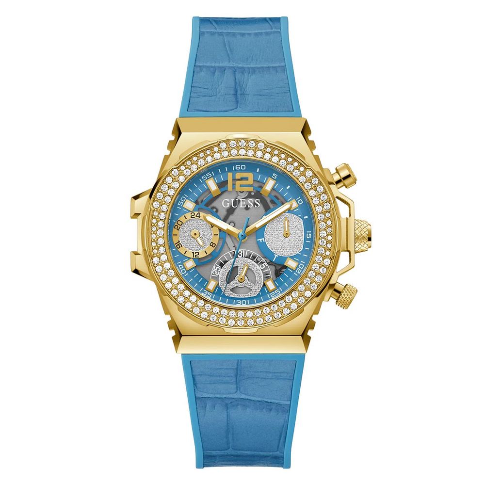 Син силиконов часовник Guess