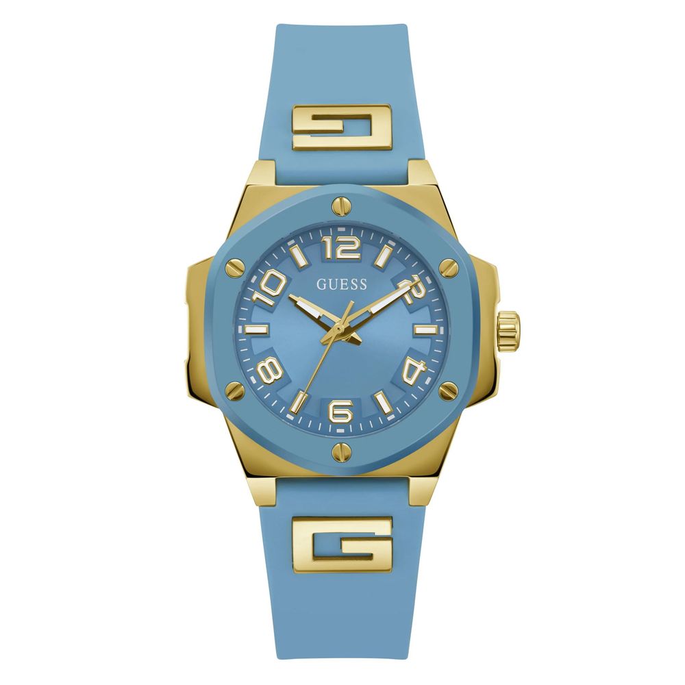 Син силиконов часовник Guess