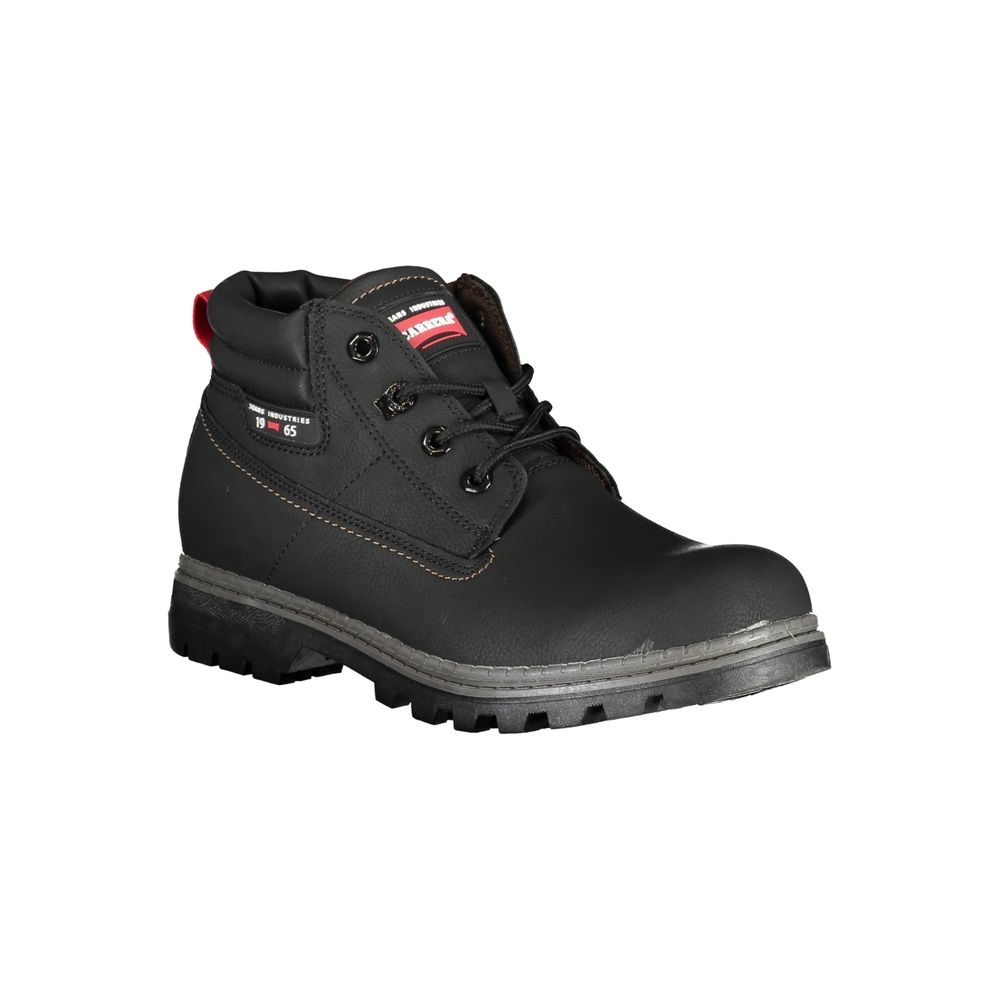 Carrera – Elegante schwarze Schnürstiefel mit Kontrastdetails