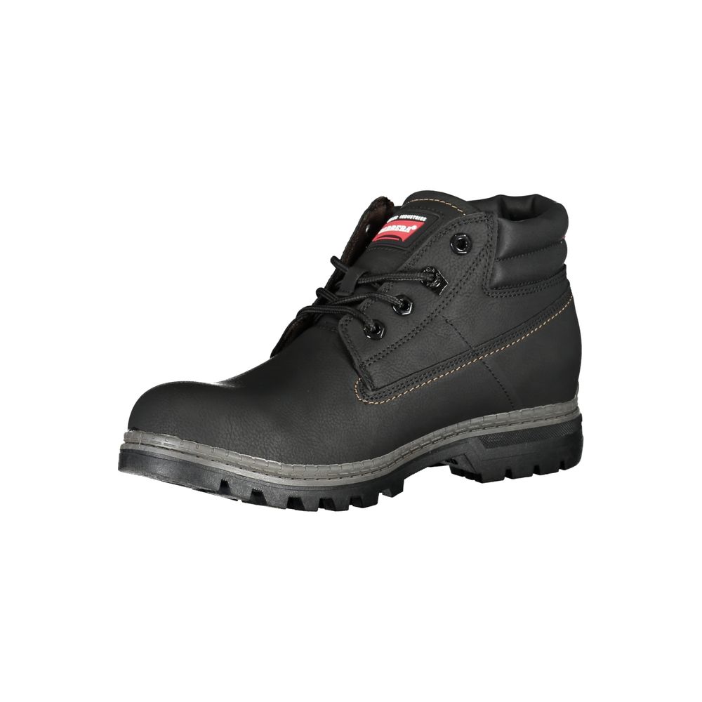 Carrera – Elegante schwarze Schnürstiefel mit Kontrastdetails