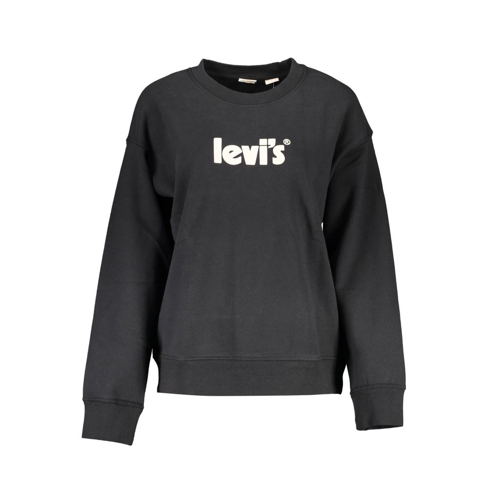Черен памучен дамски пуловер Levi's