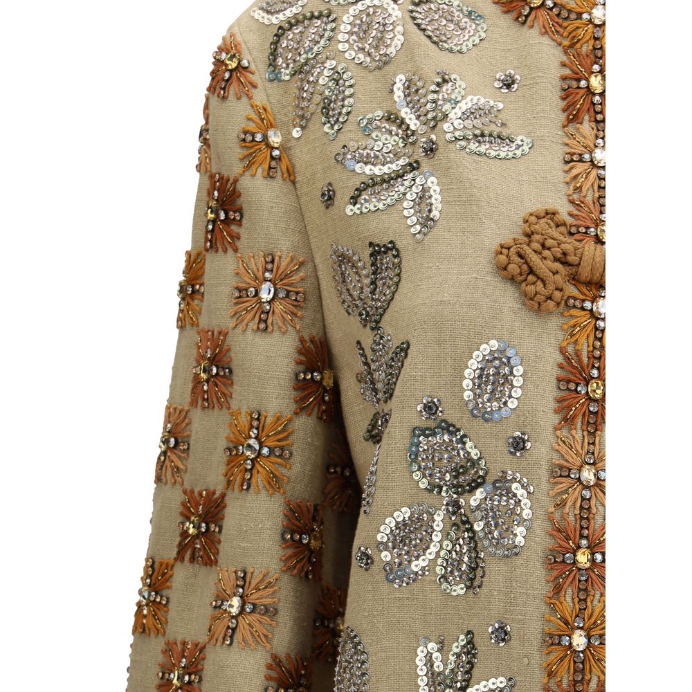 Valentino Embroidered Jacket with strass and sequins