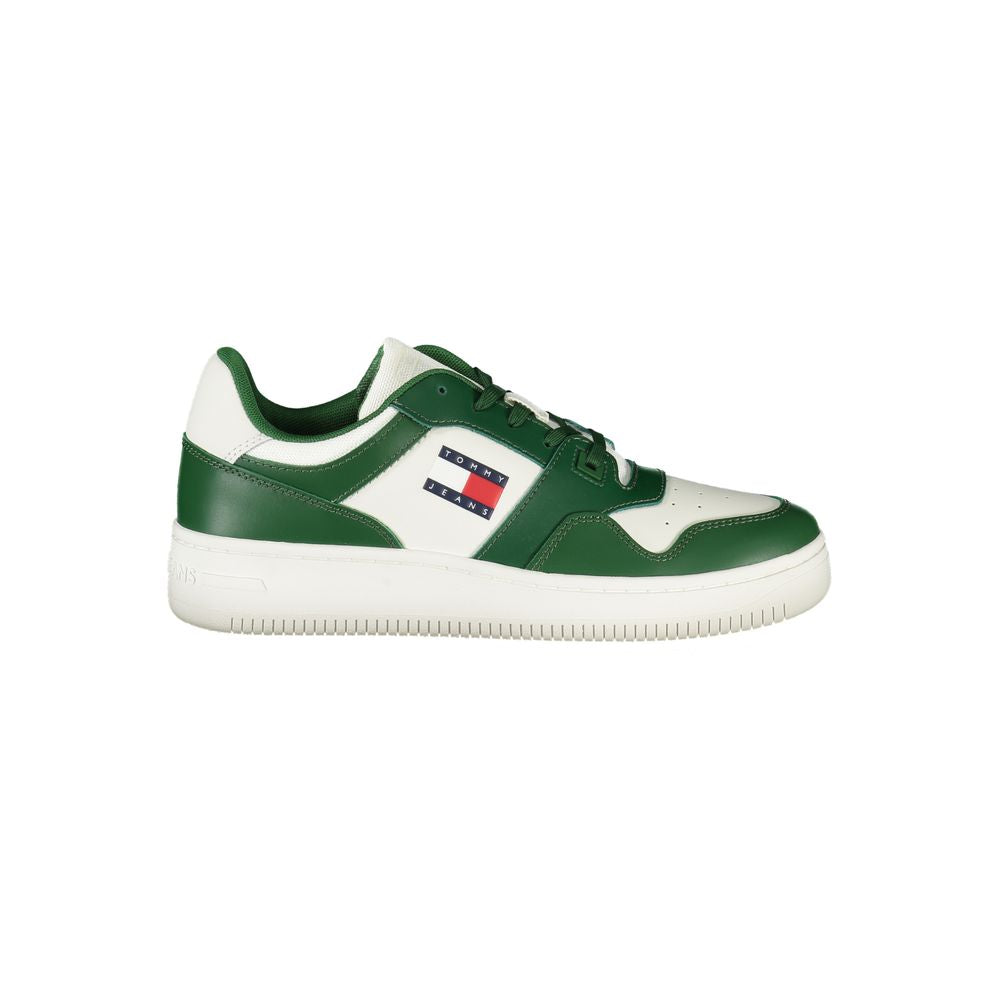 Tommy Hilfiger зелени кожени мъжки маратонки