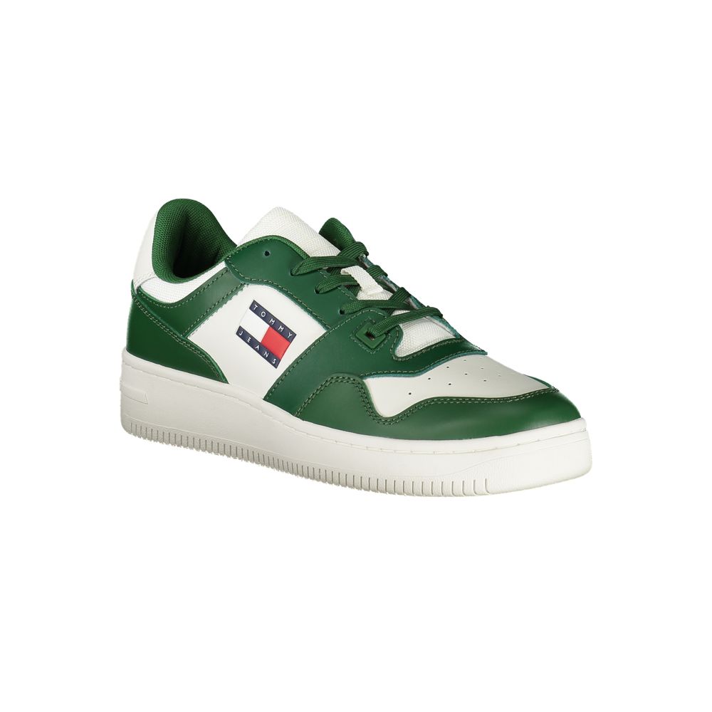 Tommy Hilfiger зелени кожени мъжки маратонки