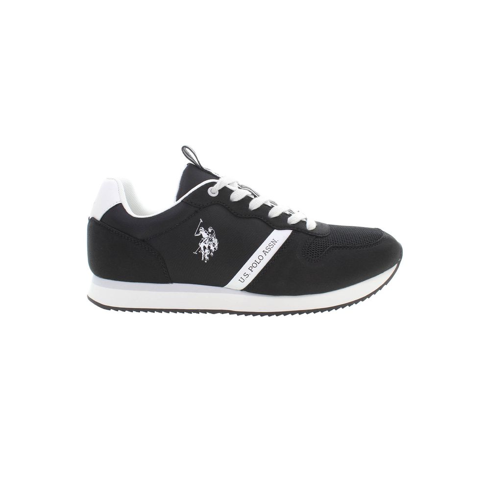 US POLO ASSN. Черни полиестерни мъжки кецове
