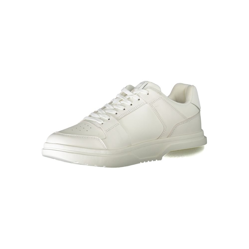 Tommy Hilfiger – Weiße Leder-Sneaker für Herren