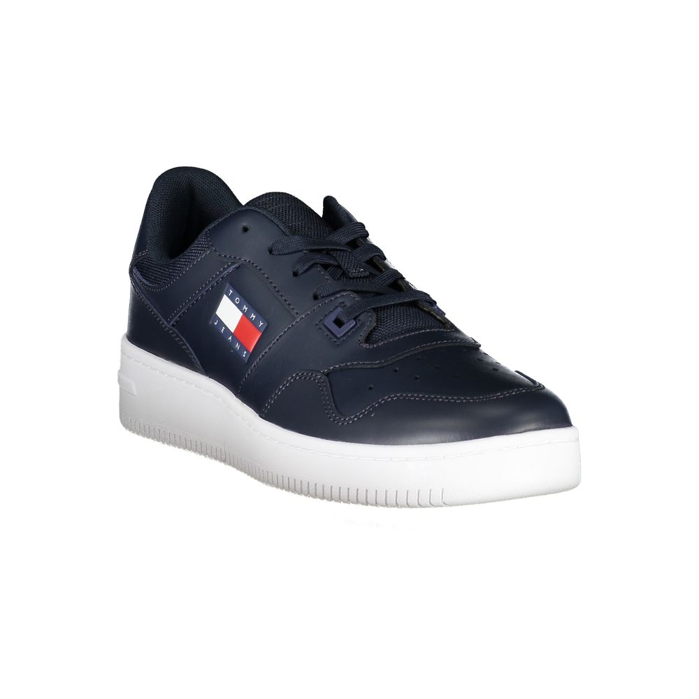 Сини контрастни маратонки Tommy Hilfiger с лого