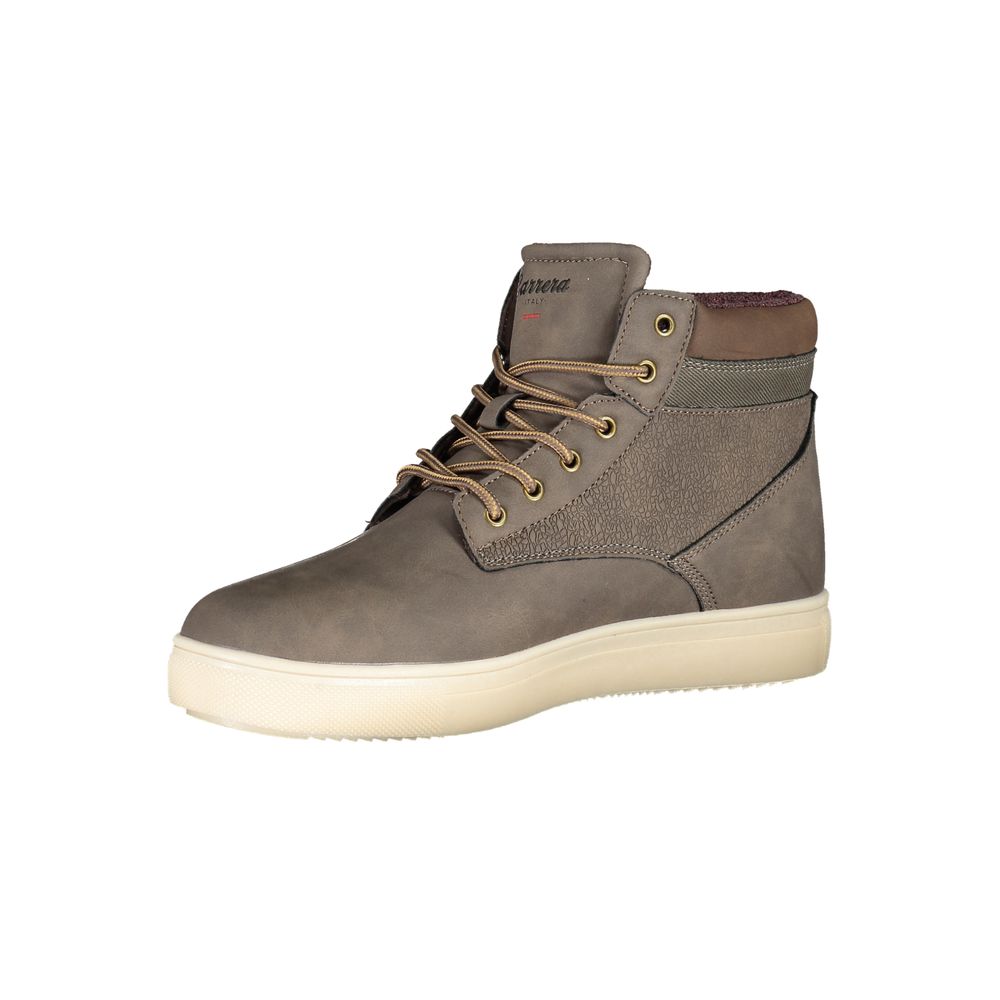 Carrera Chic кафяви ботуши с връзки и контрастни детайли