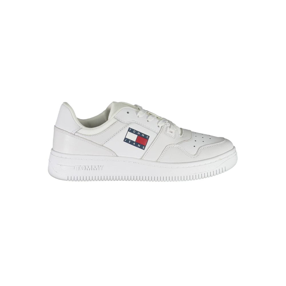 Tommy Hilfiger – Weiße Sneaker aus Polyester für Damen
