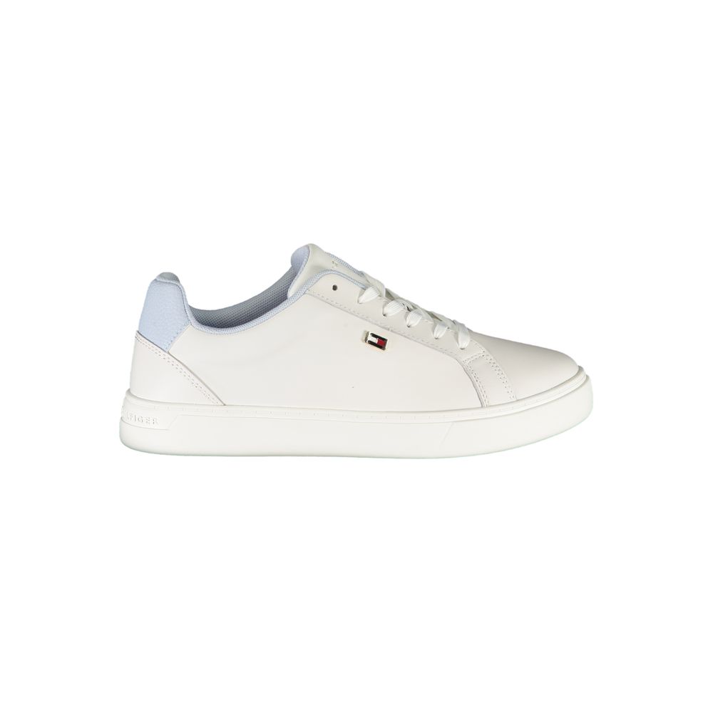 Бели полиестерни кецове Tommy Hilfiger