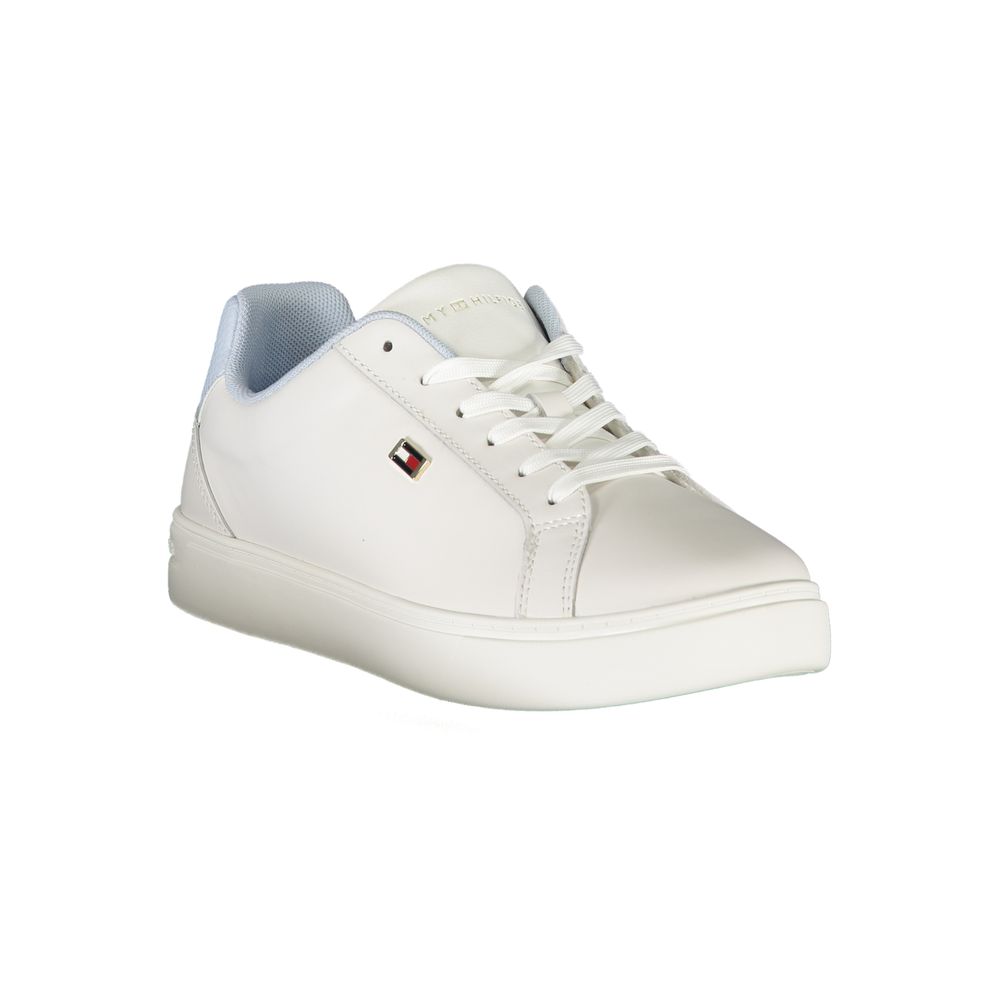 Бели полиестерни кецове Tommy Hilfiger