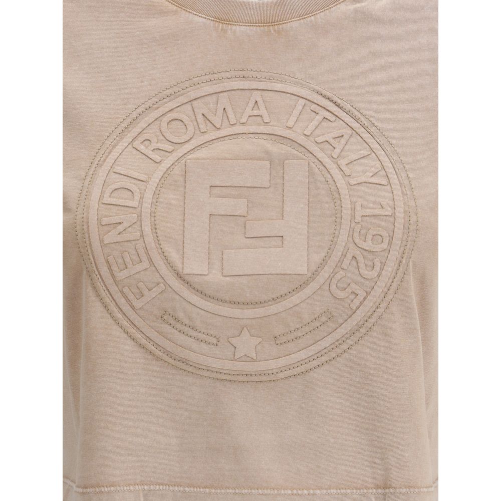 Fendi Cropped T-Shirt