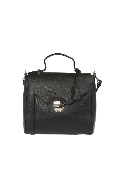 Кафява кожена дамска чанта Trussardi