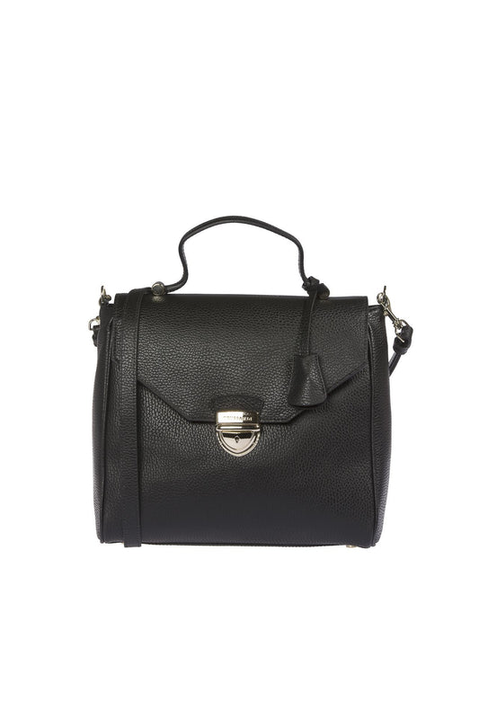 Кафява кожена дамска чанта Trussardi