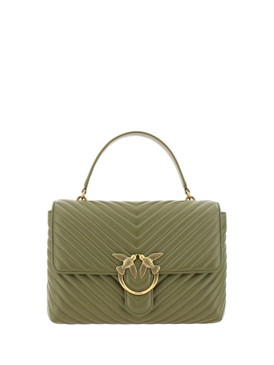 PINKO Emerald Elegance Handtasche aus Kalbsleder